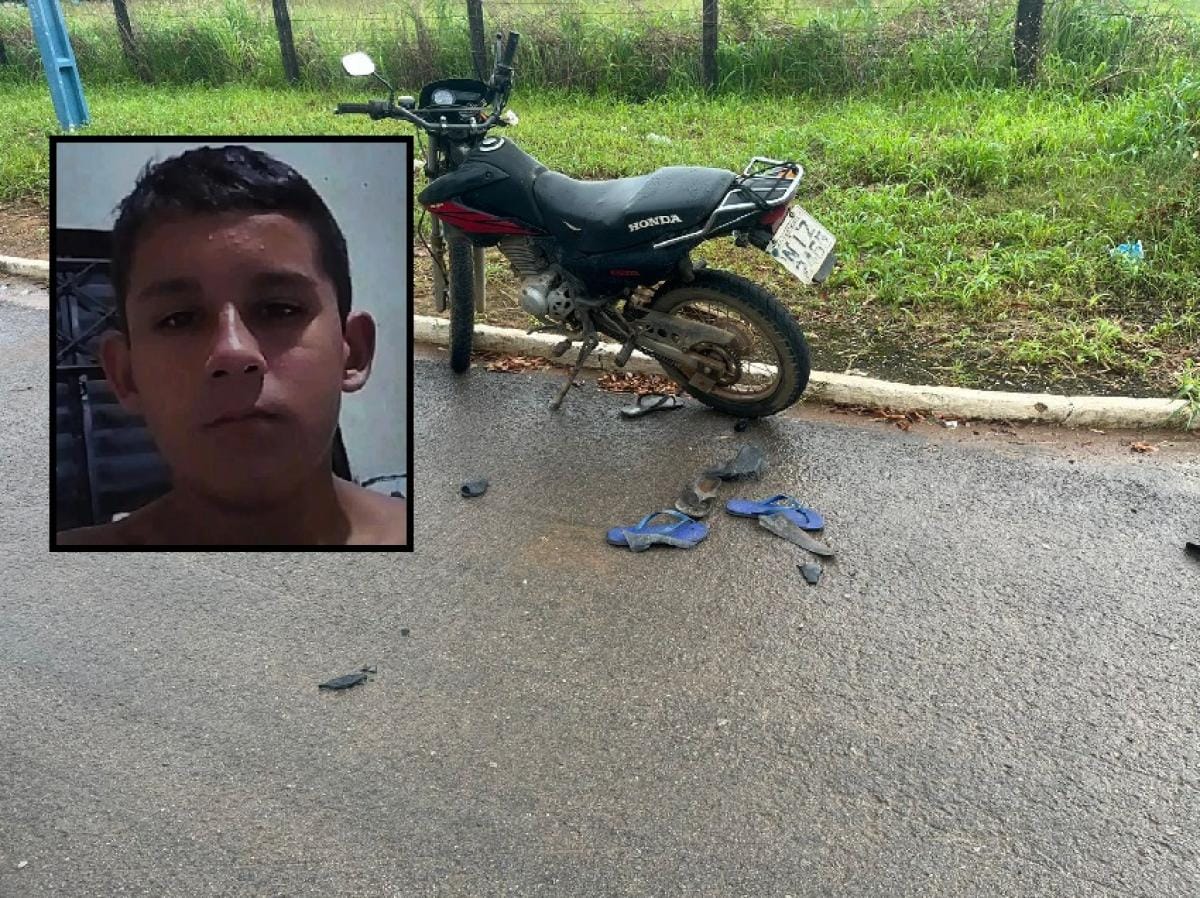 Adolescente de 13 anos morre e irmão gêmeo fica ferido em acidente entre carro e moto