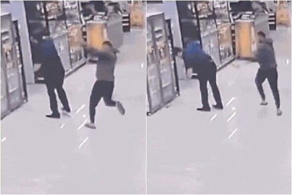 Homem é preso após golpear gerente de supermercado usando uma pá em MT