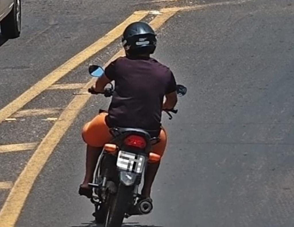 PC identifica homem que utilizava motocicleta para dar tapas no bumbum de mulheres