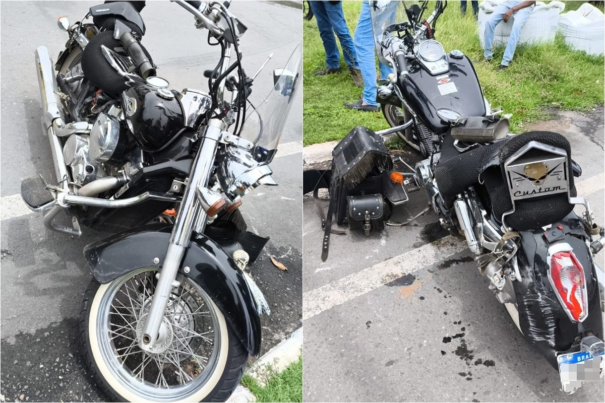 Idoso morre após ter motocicleta atingida por caminhonete em avenida de Cuiabá