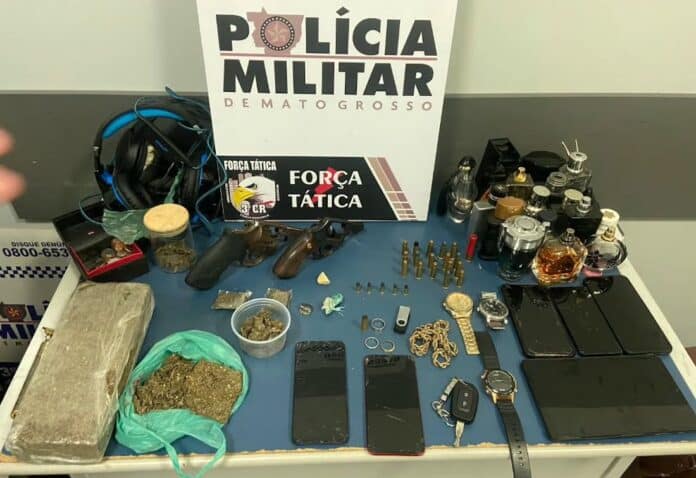 Suspeito de tráfico de drogas e roubos morre em confronto com a PM na zona rural de Sinop