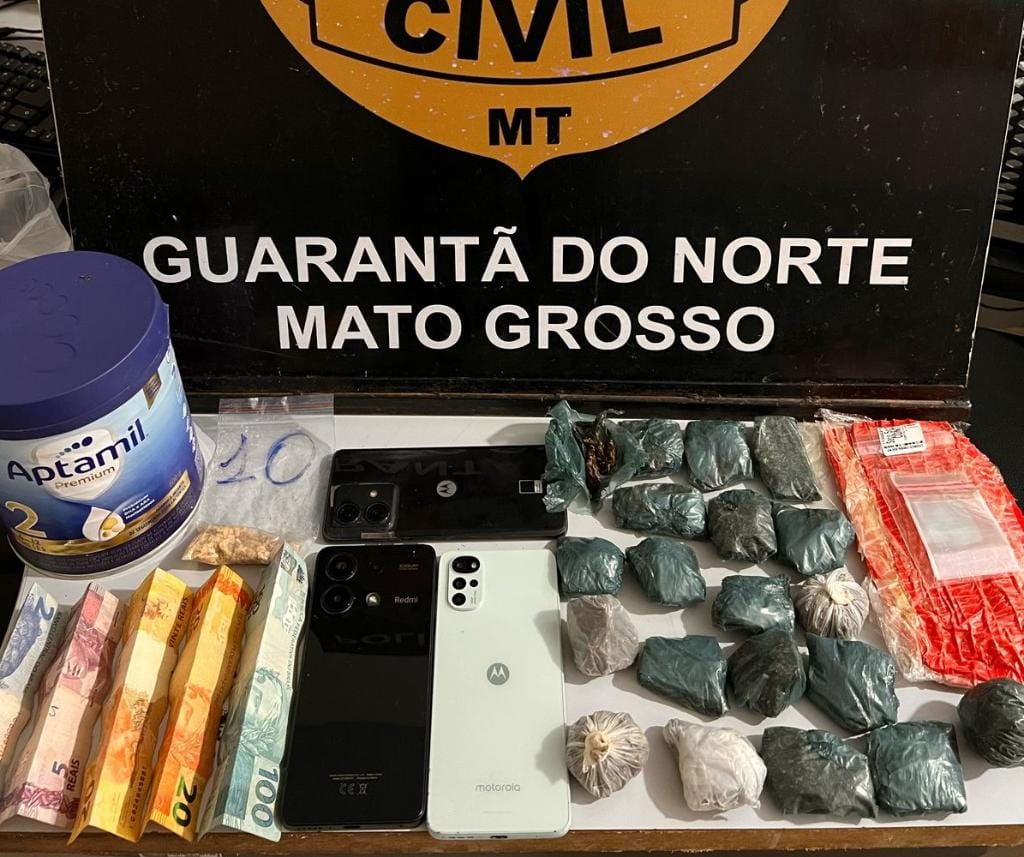 Polícia fecha boca de fumo e prende cinco pessoas envolvidas com tráfico