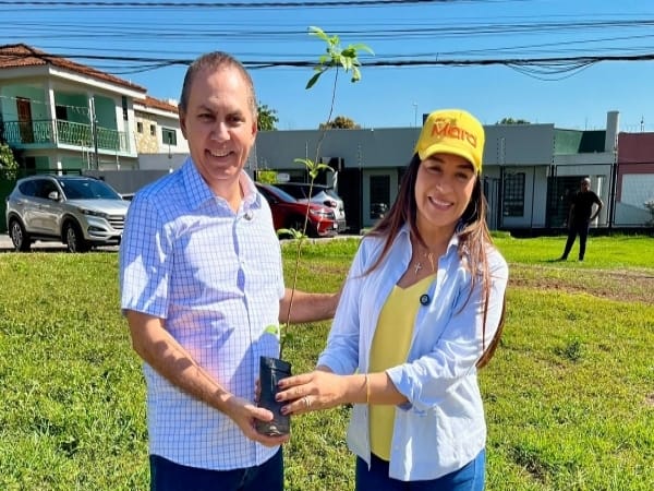 Vereadores realizam plantio de Ipê-Amarelo na região da rodoviária de Cuiabá