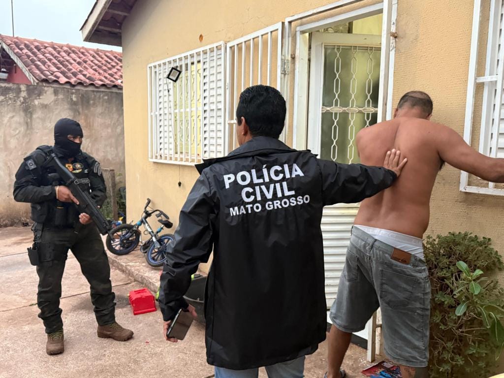 Operação de combate à violência doméstica prende 13 agressores de mulheres em Cuiabá e VG