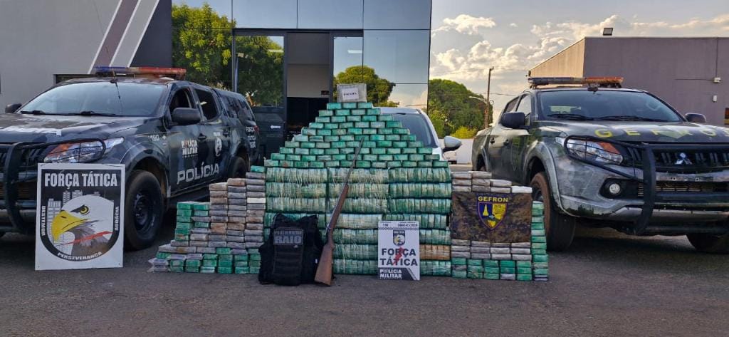 Operação apreende mais de 450 quilos de drogas e gera prejuízo de R$ 9 milhões às facções
