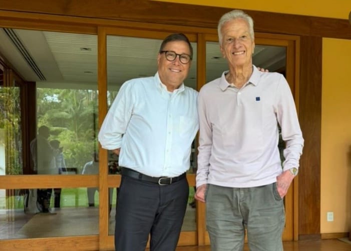 Mauro Carvalho registra encontro com Jorge Paulo Lemann