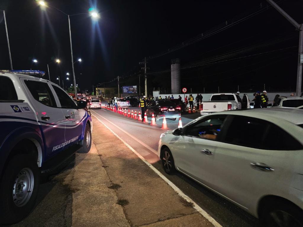 Operação Lei Seca faz 200 testes de alcoolemia e prende dois condutores em Cuiabá
