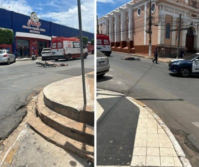 Venezuelano morre atropelado por caminhão e motorista foge sem prestar socorro em Cuiabá