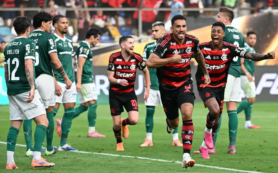 Flamengo derrota o palmeiras por 1 a 0 e conquista o tetra da Libertadores da América