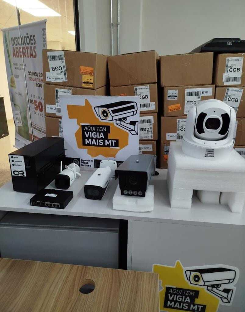 Vigia Mais MT avança para nova etapa com 10 mil câmeras de alta resolução e IA