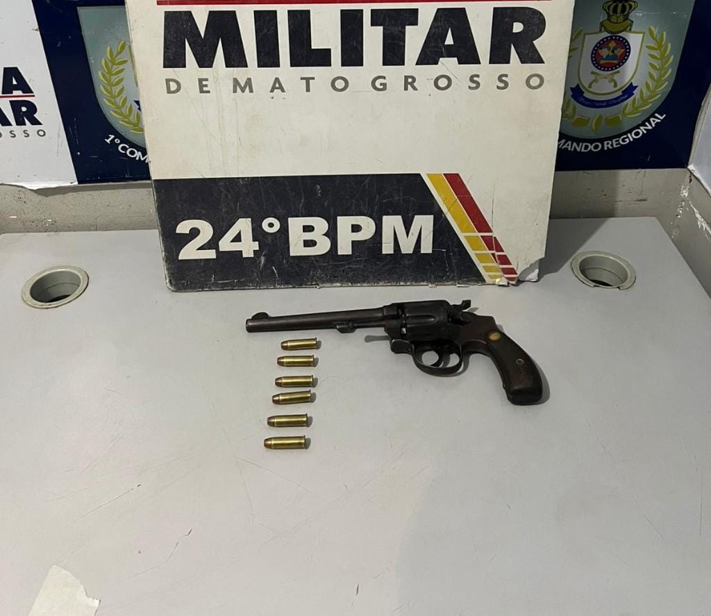Quatro faccionados são presos por porte ilegal de arma de fogo e ameaça em Cuiabá