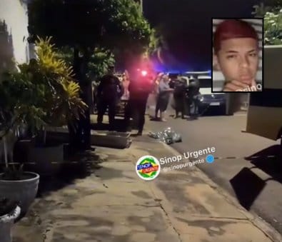 Adolescente de 15 anos é assassinado a tiros no meio da rua em MT; amigo foge