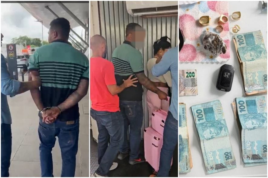 Líder de facção investigado por três homicídios é preso ao desembarcar no aeroporto de VG