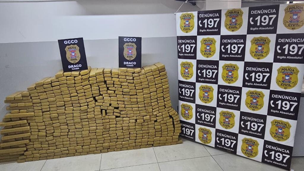Traficante é preso com meia tonelada de maconha em carroceria de picape em VG
