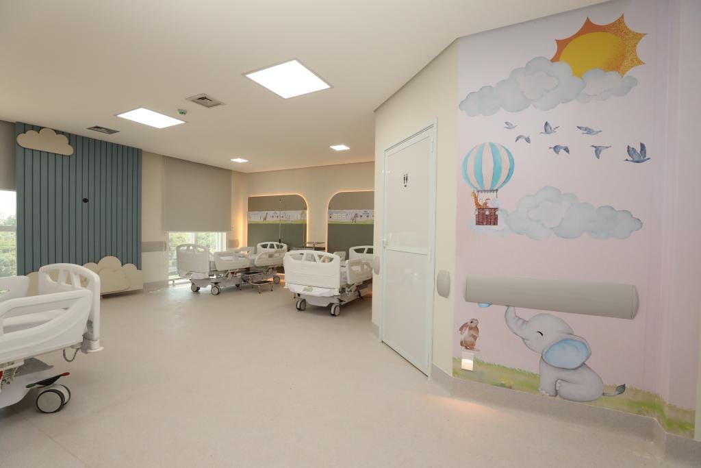 Ala pediátrica foi criada para oferecer ambiente acolhedor para crianças