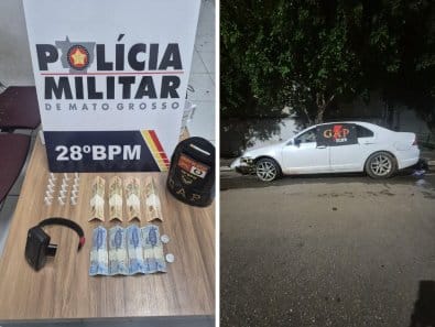 Faccionada é presa após troca de tiros e perseguição; comparsas fogem