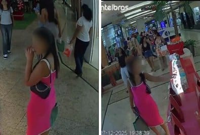 Mulher é flagrada furtando perfume em quiosque de shopping center em Cuiabá