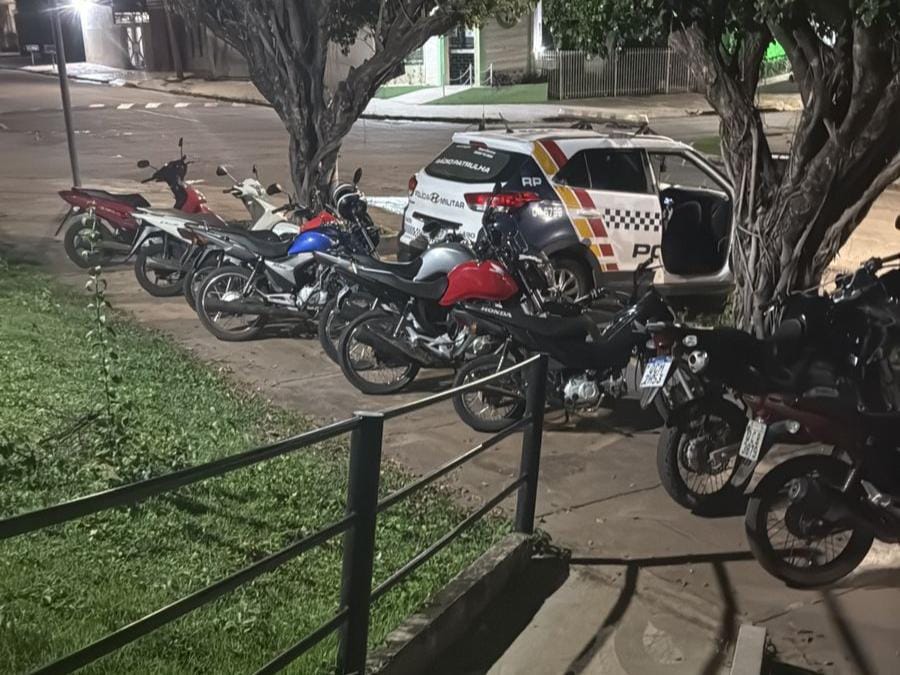 Polícia Militar apreende 12 motos e registra 121 infrações durante “rolezinho”