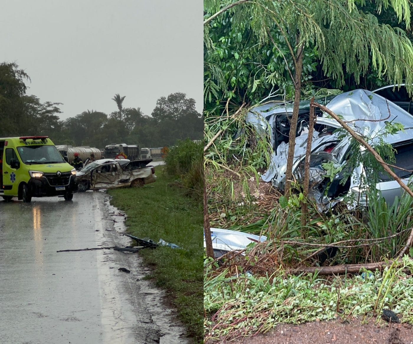 Morto em acidente havia se casado de manhã e viajava para lua de mel; esposa ficou ferida
