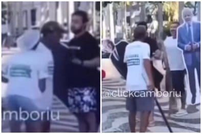 Ex-deputado de MT diz ter sido agredido com barra de ferro durante ato contra o PT em SC