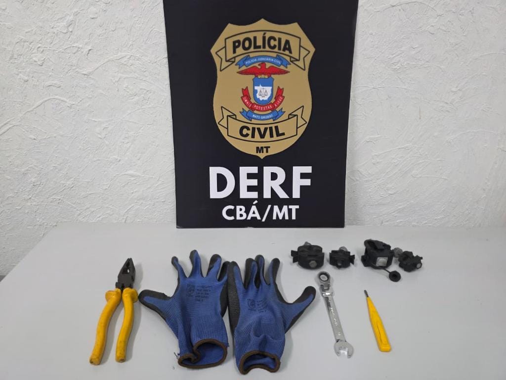 Duas pessoas são presas em flagrante pela PC por furto de energia elétrica em Cuiabá
