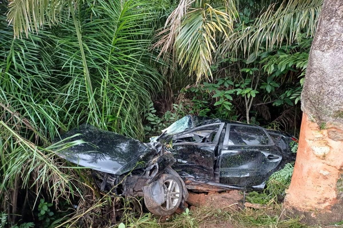 Capotamento de Hyundai mata duas pessoas e deixa uma ferida na Serra de São Vicente
