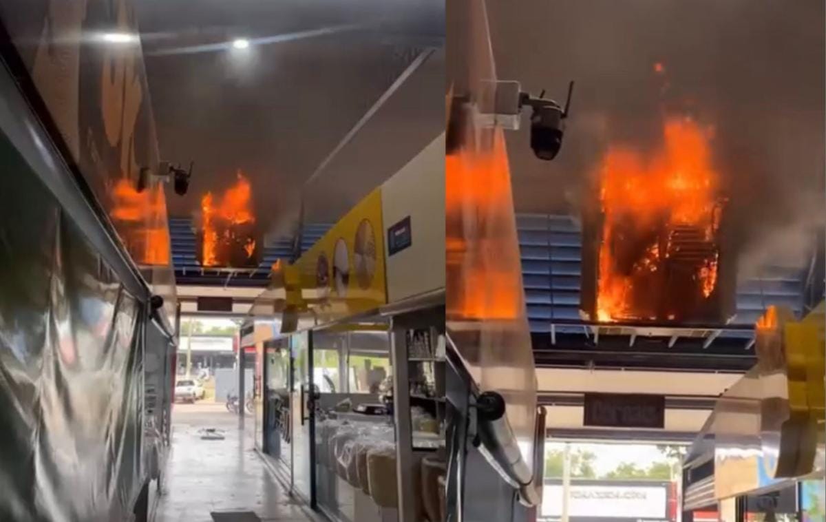 Incêndio atinge Mercado do Porto após aquecimento de ar-condicionado
