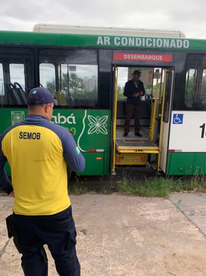 Nove ônibus com mais de 10 anos de fabricação são retirados de circulação em Cuiabá