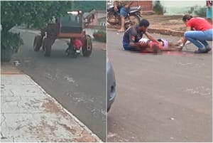 Jovem de 19 anos morre após motocicleta passar por baixo de trator em MT