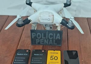 Varredura apreende celulares, drogas e drone em unidades prisionais de MT