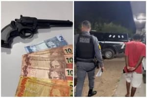 Ladrão é preso pela PM logo após roubar farmácia com arma falsa em Várzea Grande