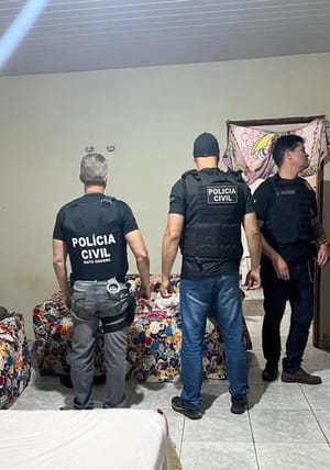 Polícia Civil cumpre sete mandados contra facção criminosa; dois bandidos são presos