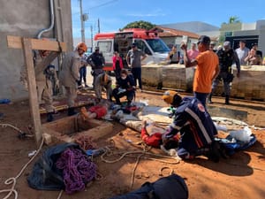 Trabalhadores ficam intoxicados ao inalar gases em obra de reservatório em Mato Grosso