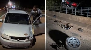 Motorista com sinais de embriaguez foge ao atropelar e matar motociclista