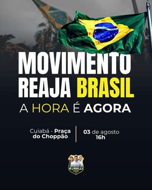 Bolsonaristas farão ato de mobilização em Cuiabá em defesa do ex-presidente