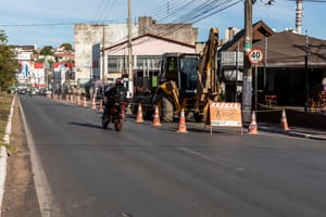 Obras de drenagem na avenida Mato Grosso devem durar 20 dias; veja rotas alternativas