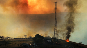 Município decreta estado de emergência por causa de incêndio que atinge parque