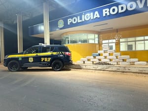 Dois homens são presos com  460 tabletes de supermaconha em fundo falso de caminhão