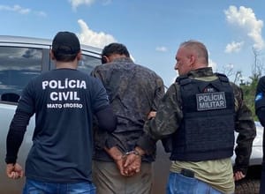 Polícias Civil e Militar prendem autor de feminicídio e homicídio de casal em Marcelândia
