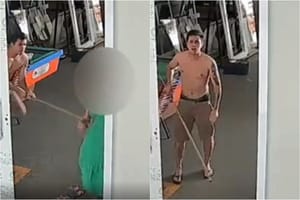 Mãe de agressor que espancou esposa com taco de sinuca ameaça matar vítima; ouça