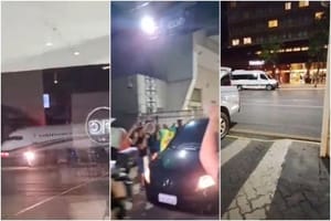 Vídeo mostra chegada da banda Guns N’ Roses sob forte esquema de segurança