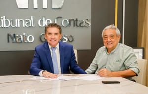 Conselheiro e secretário da Sinfra vistoriam obras do BRT em Cuiabá