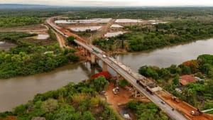 Duplicação de ponte entre Cuiabá e Várzea Grande na Imigrantes tem ritmo acelerado
