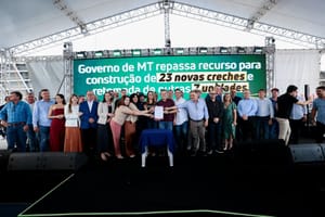MT investe R$ 140,7 milhões em novas creches, máquinas e apoio para a agricultura familiar