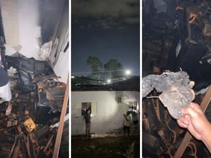 Incêndio destrói residência de sargento da Polícia Militar em Várzea Grande; veja vídeos