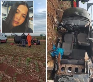 Jovem de 23 anos morre e dois ficam feridos após capotamento de carro na MT-358