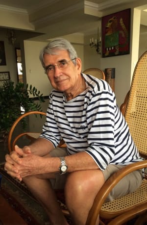 O espelho da sala de visitas