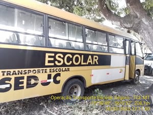 Tribunal de Contas determina retirada de 14 ônibus irregulares do transporte escolar de Cuiabá