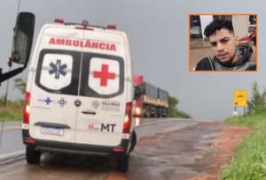 Jovem morre após colisão frontal causada por caminhão sem freios na BR-158