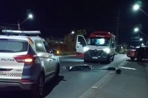 Condutor perde controle da direção, cai de motocicleta e morre em avenida de Cuiabá